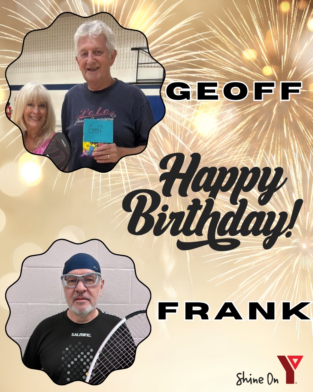 Centre - Happy Birthday to Geoff and Frank! 🎂🎉 Two incredible ...
