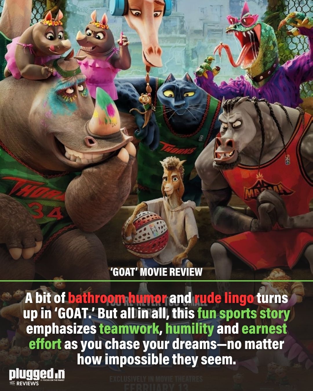 Plugged - 'GOAT' suggests that true strength and success are built upon ...