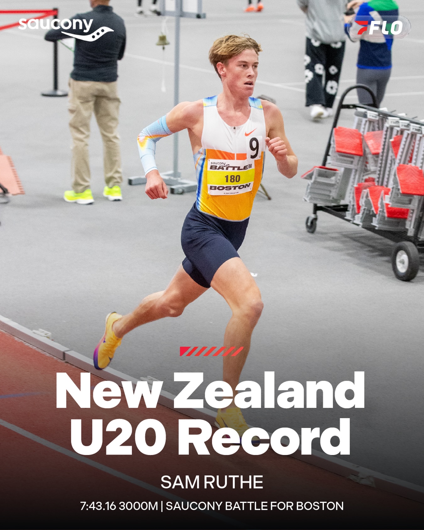 FloTrack - Another Record for Ruthe! 🇳🇿 Sam Ruthe runs... | Facebook