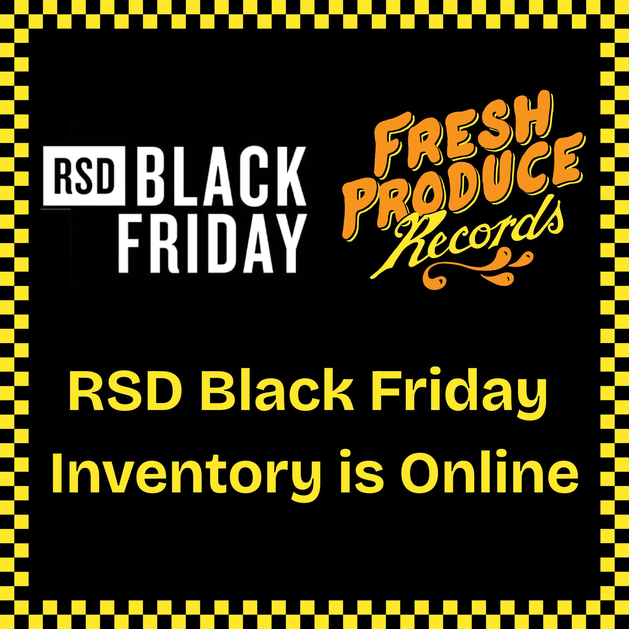 📣📣 RSD Black Friday inventory is... - Fresh Produce Records | Facebook