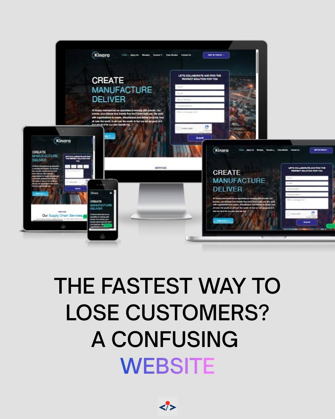 MetaDiv - The fastest way to lose customers? A confusing website. 🏆 ...