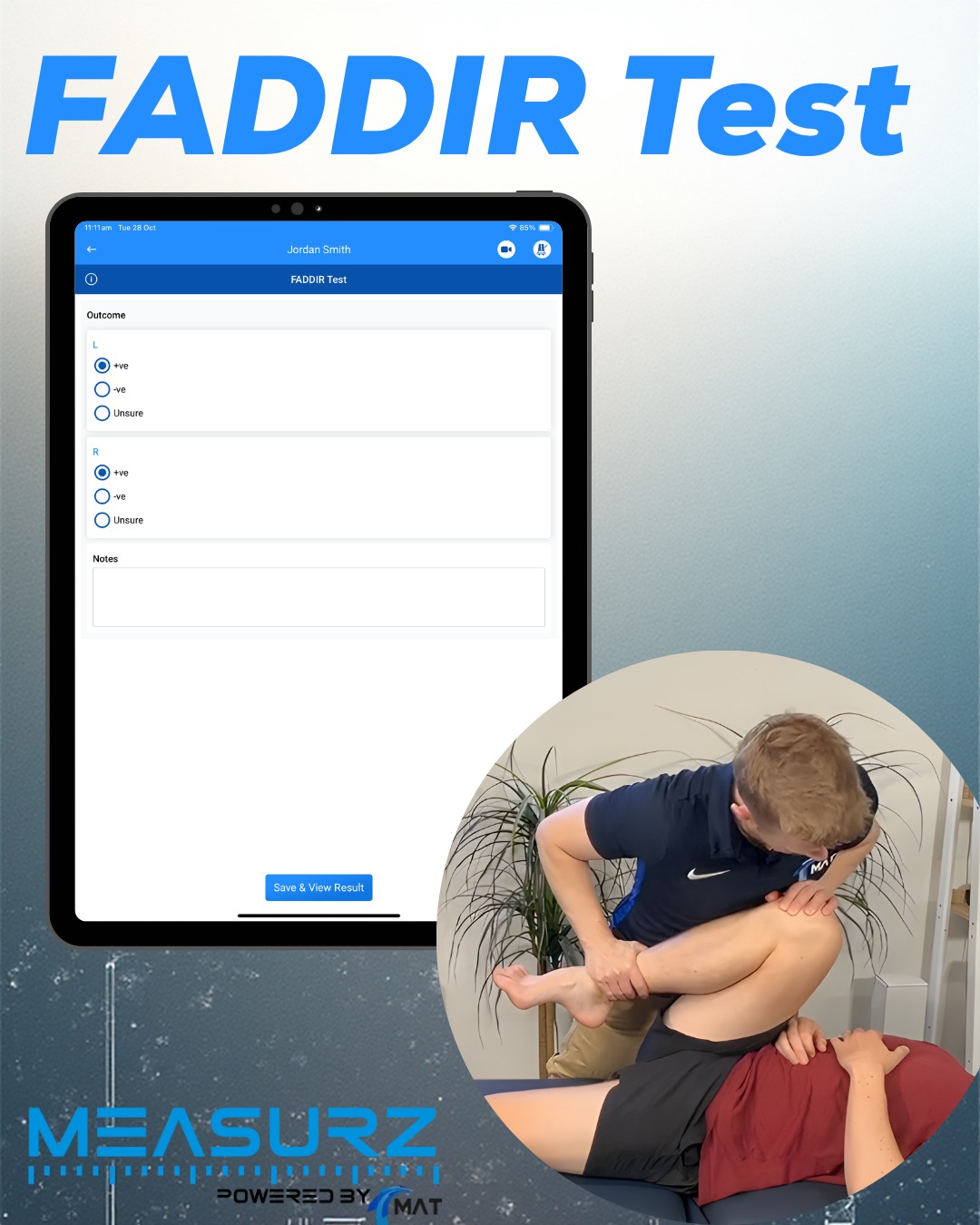 21st - 🦴 FADDIR Test Explained Got a client who feels deep hip or groin ...