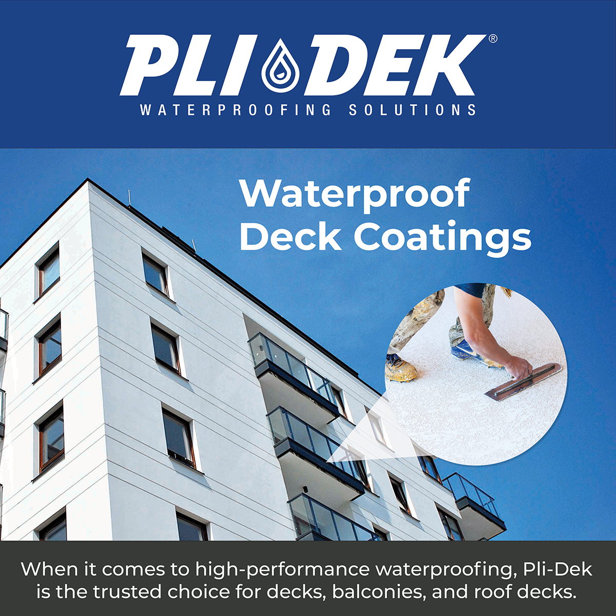 Upper Level Waterproof Deck Coatings