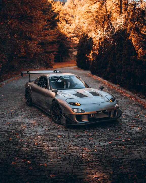 A modern take on a timeless icon. This 1993 Mazda RX-7 reflects
