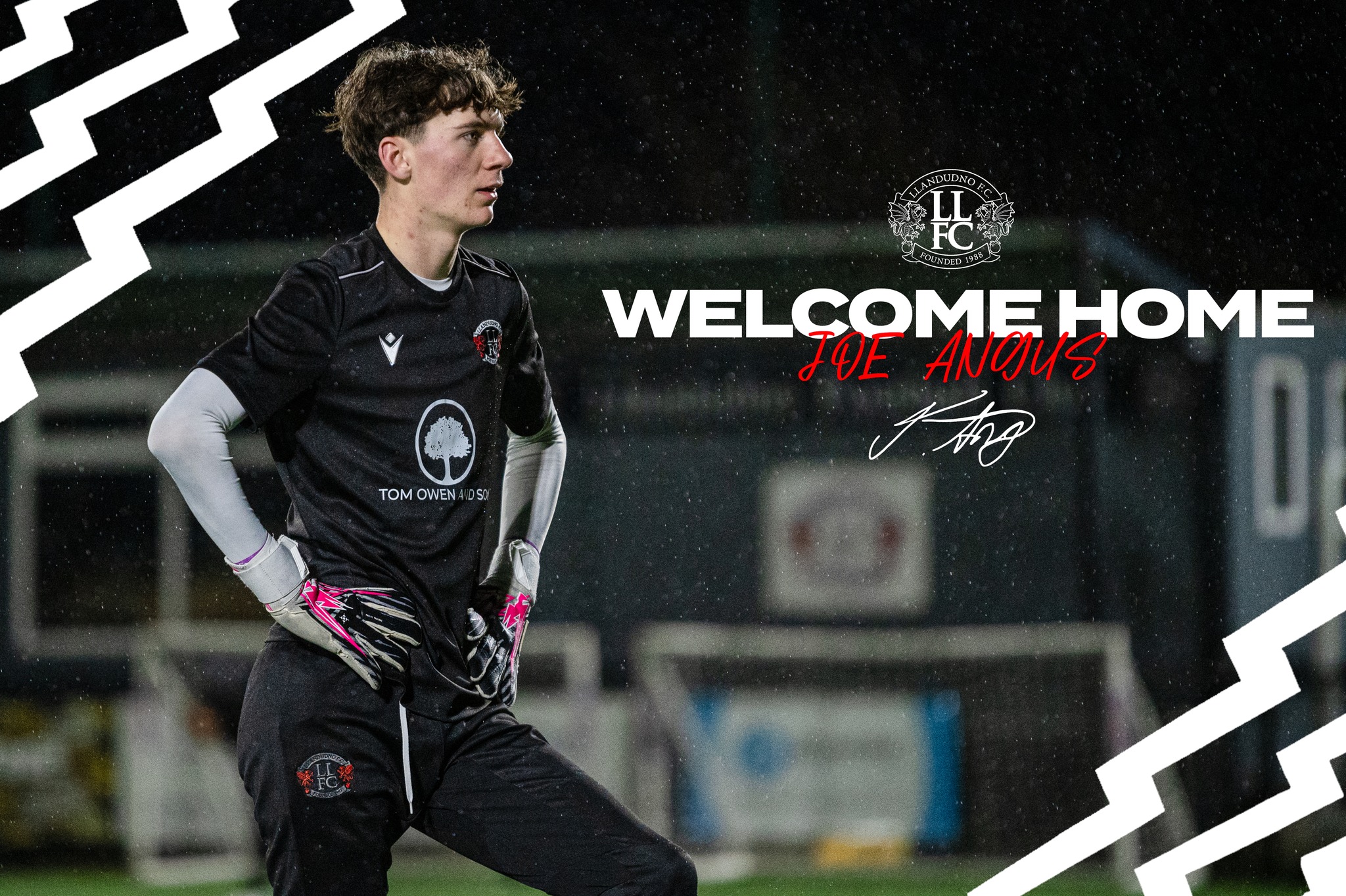 Llandudno - WELCOME HOME, JOE ANGUS! 🖤🤍 We are delighted to welcome ...