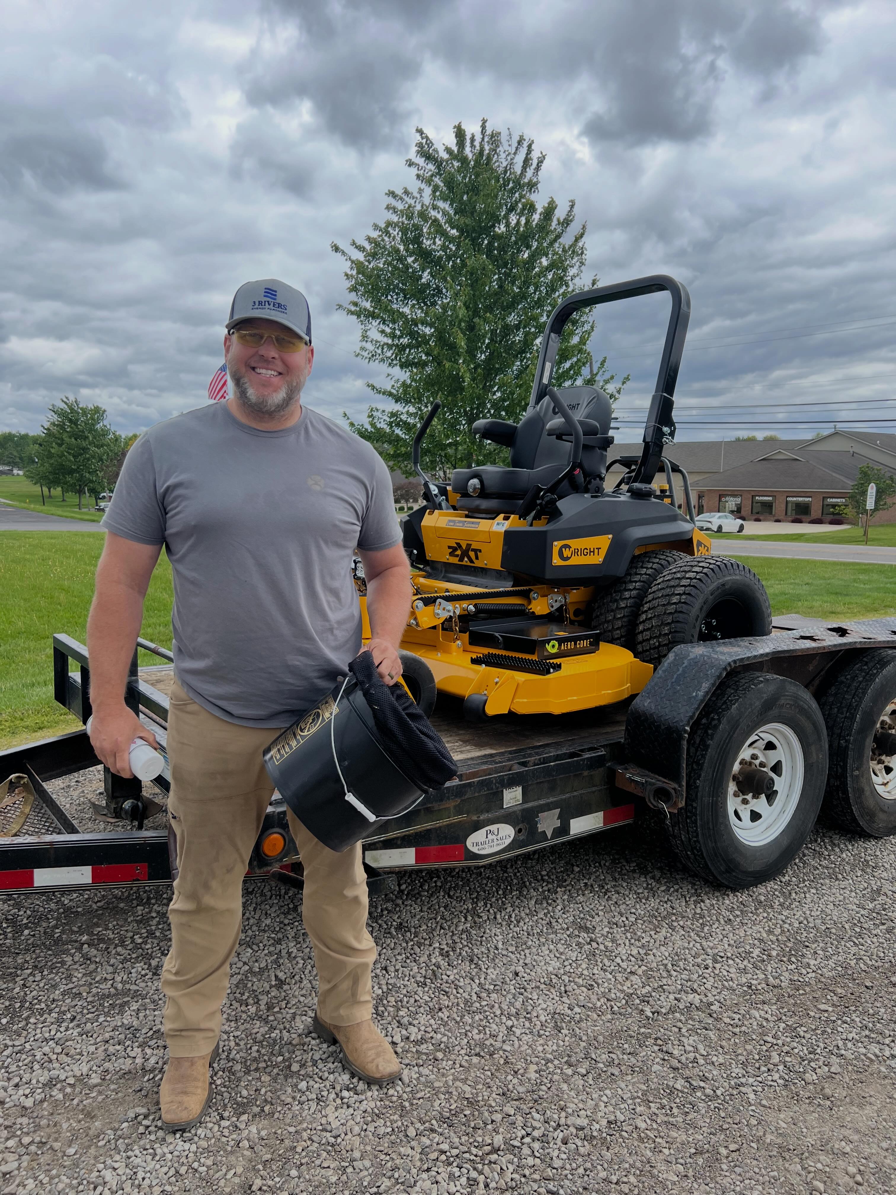 Jon takes home the Wright Mowers ZXT 72