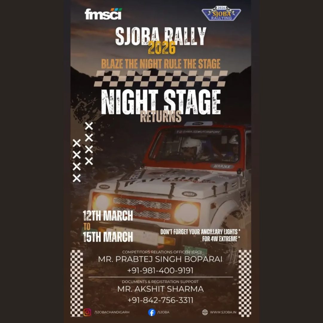 Fmsci India - 🌙🔥 The Night Stage Returns! 🔥🌙 SJOBA Rally... | Facebook