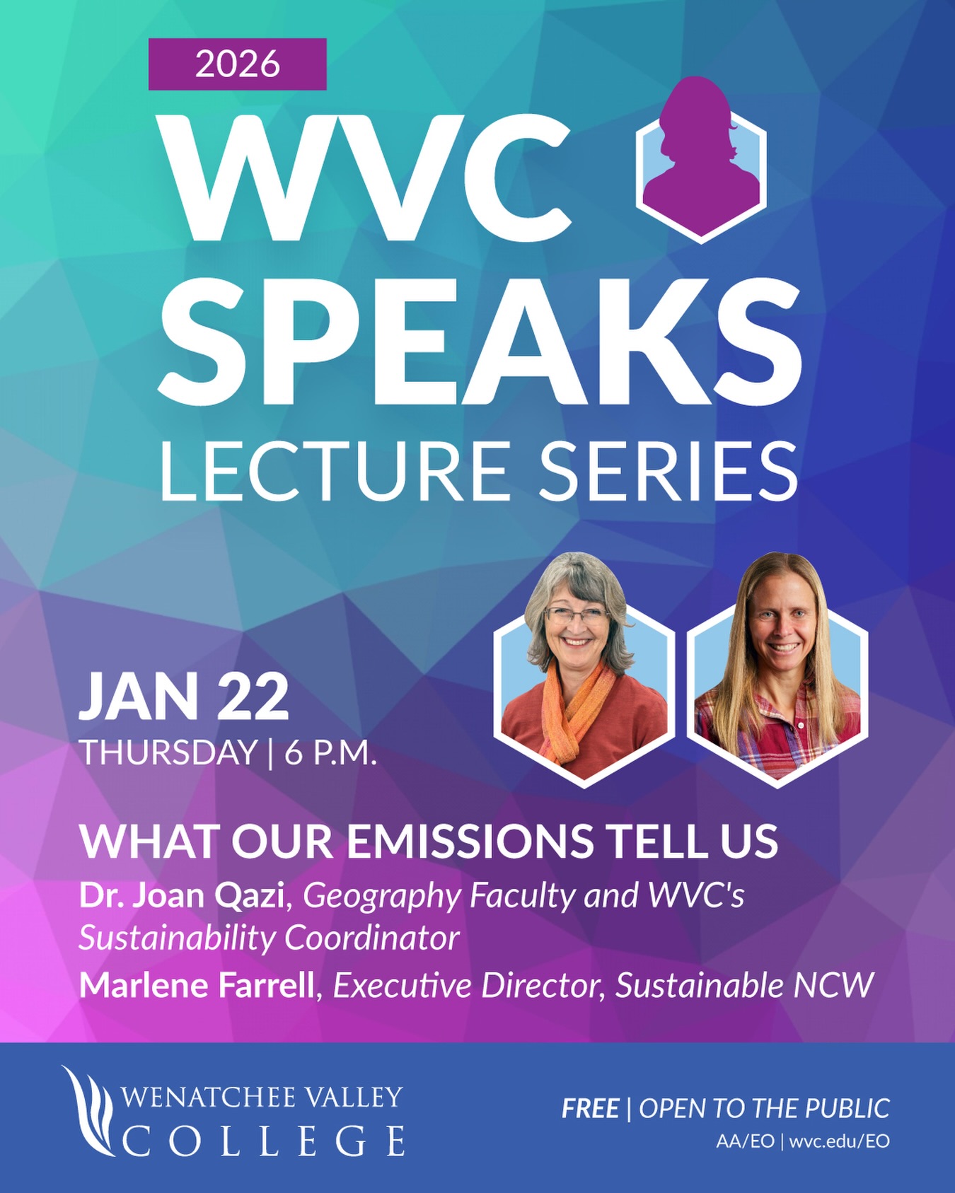 WVC SPEAKS // Join us for the... - Wenatchee Valley College | Facebook
