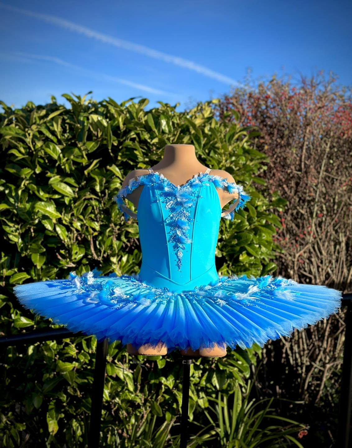 The ultimate blue bird tutu!! Delighted to have met the young dancer who's taken this beauty away and will be dancing in it soon! 🩵💙 When we set about making a blue