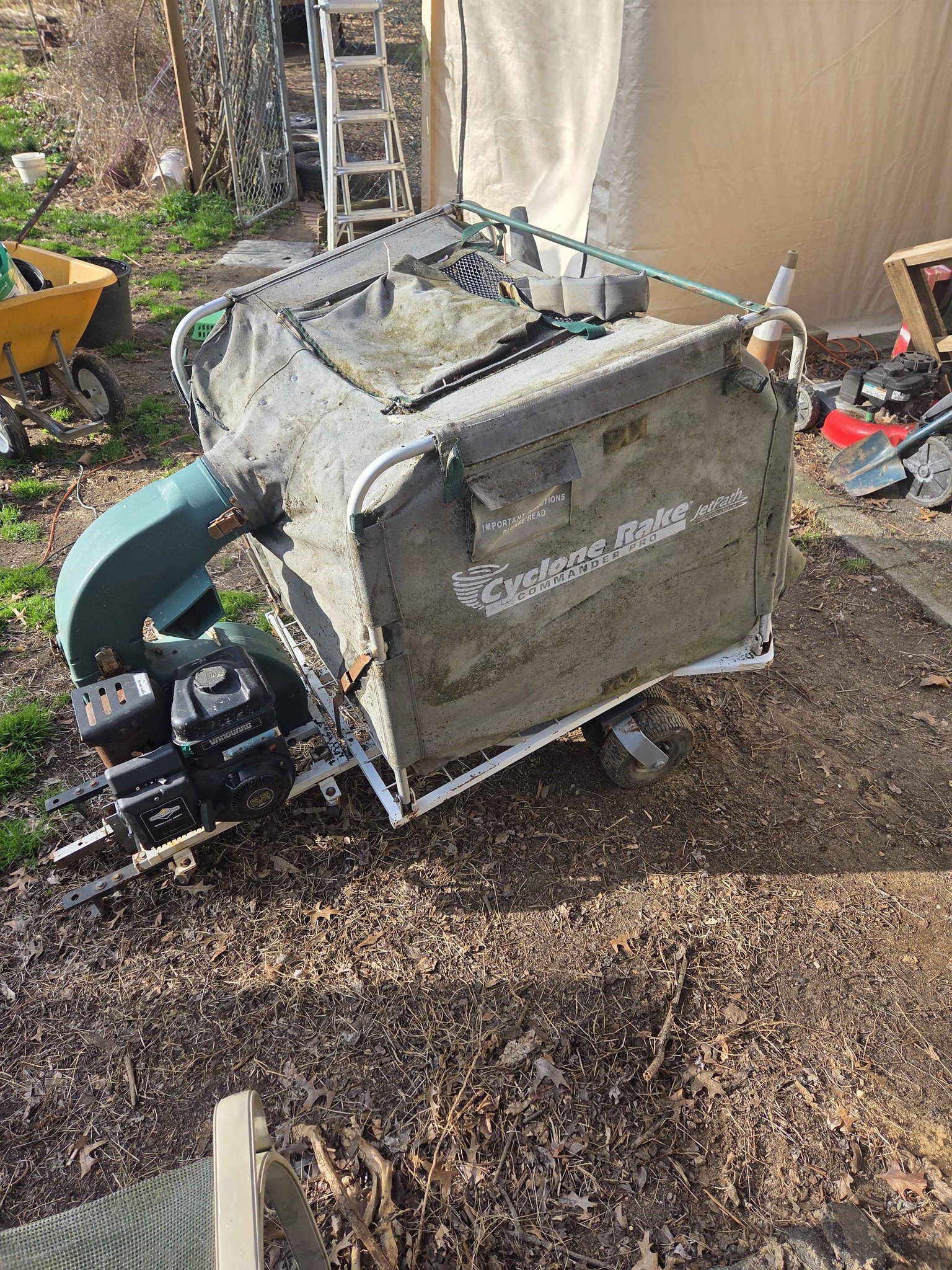 50 gallon cyclone leaf bagger/rake - Outdoor Power Equipment - Quinton ...