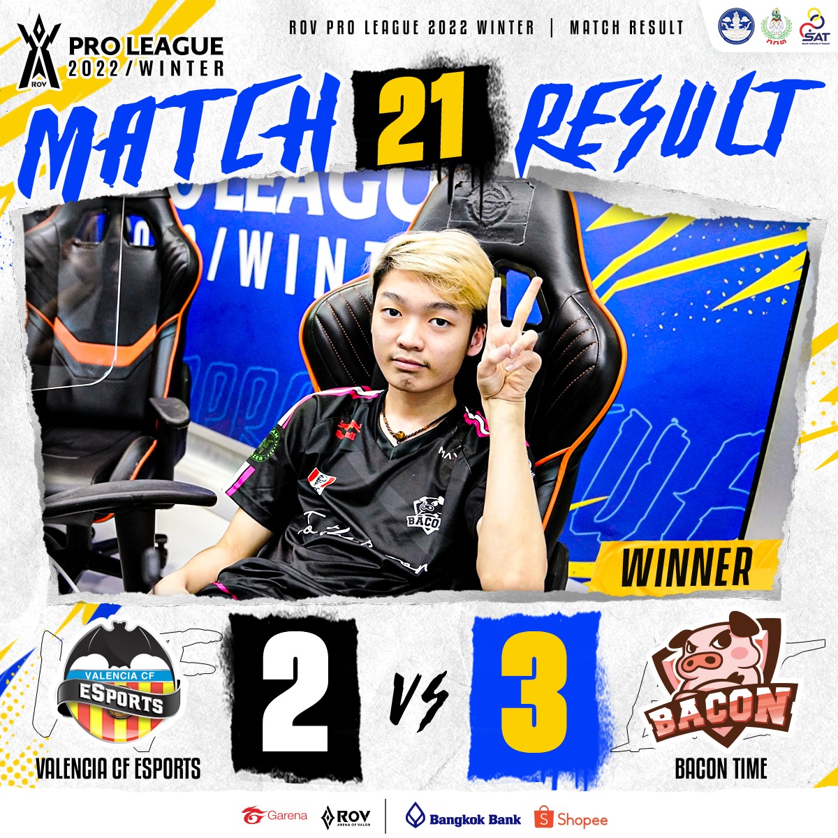 พรุ่งนี้วันจันทร์แต่มันส์กันต่อ EA... - Garena RoV Tournament