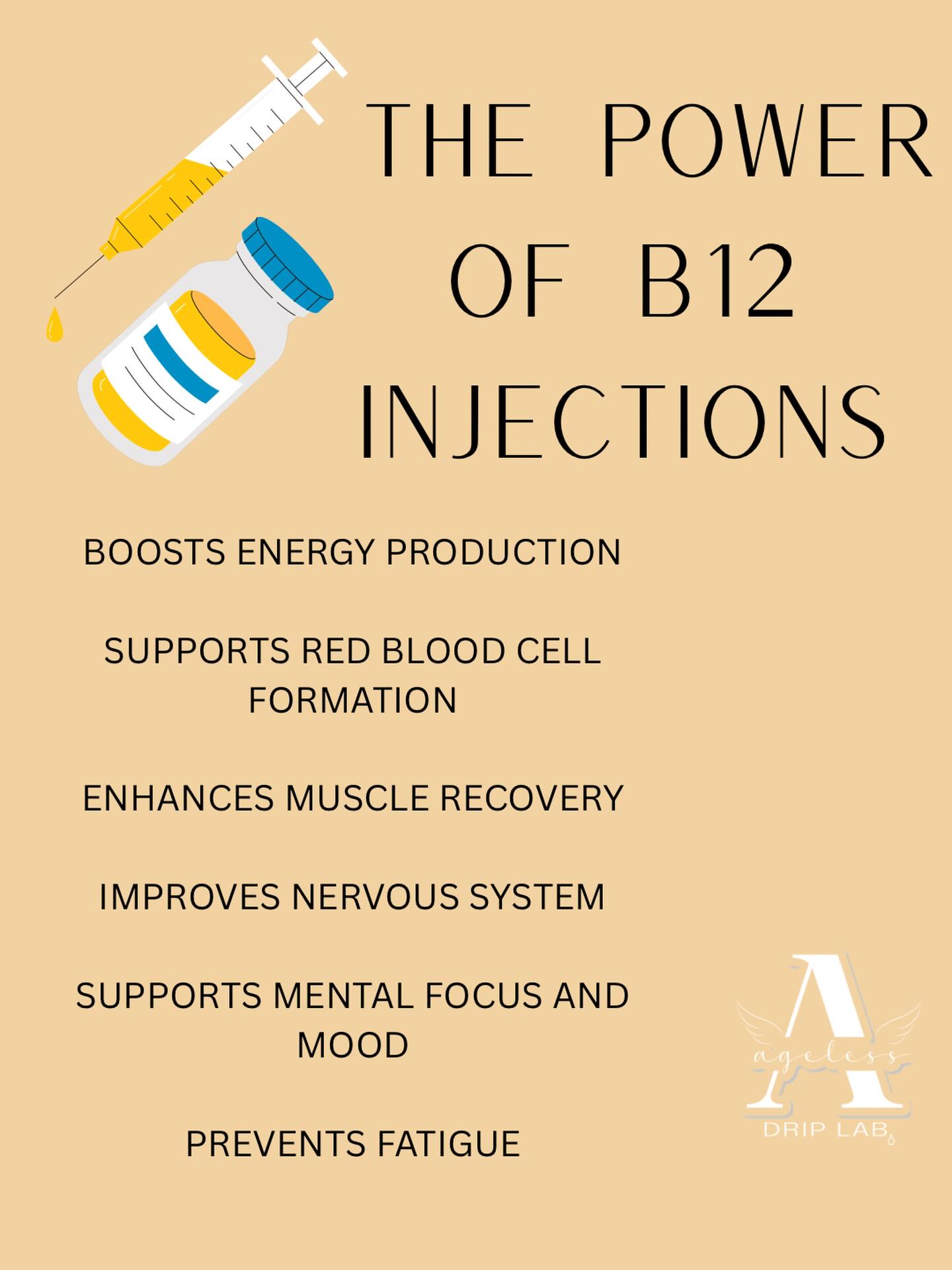 do b12 injections help with energy ✨ Boost your energy. Sharpen your focus. Feel like YOU again. ✨ Vitamin can help: 💉 Increase levels 🧠 Improve mental clarity & focus ❤️ Support metabolism and red Hayfecer Remedy