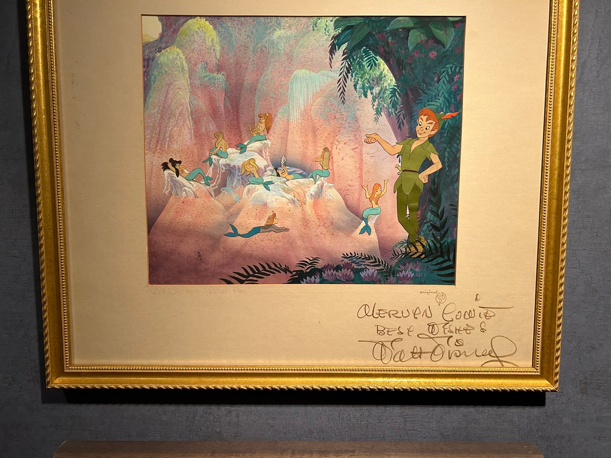 Original hand inked and hand painted production animation cels of 