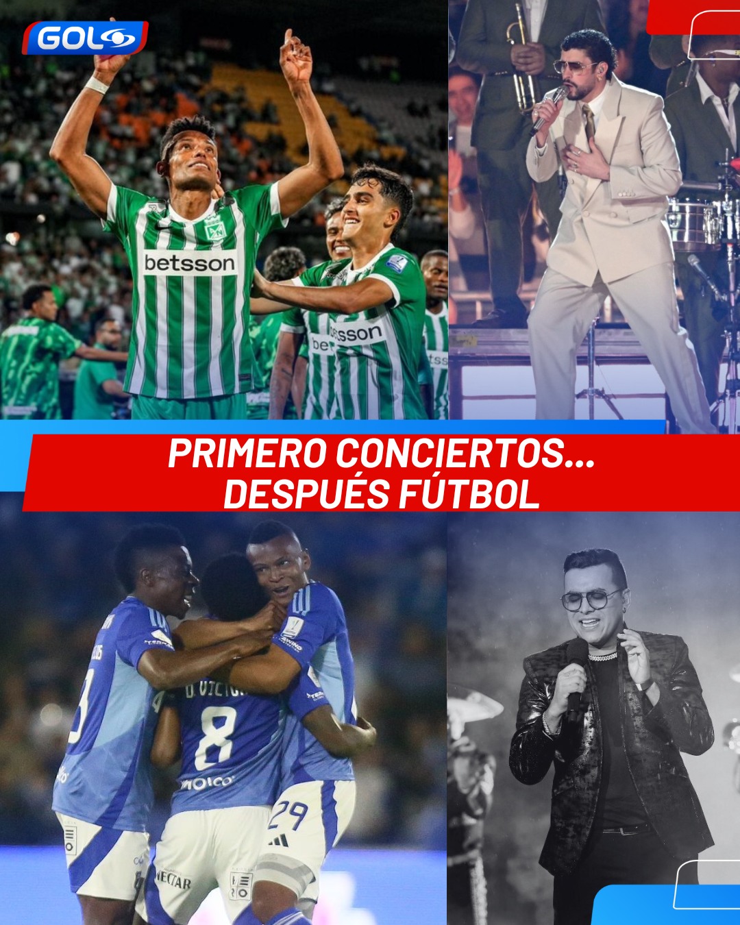 Gol - 🎤⚽ ¡EL FPC SUFRE MODIFICACIONES POR CONCIERTOS! Millonarios 🔵⚪ y ...