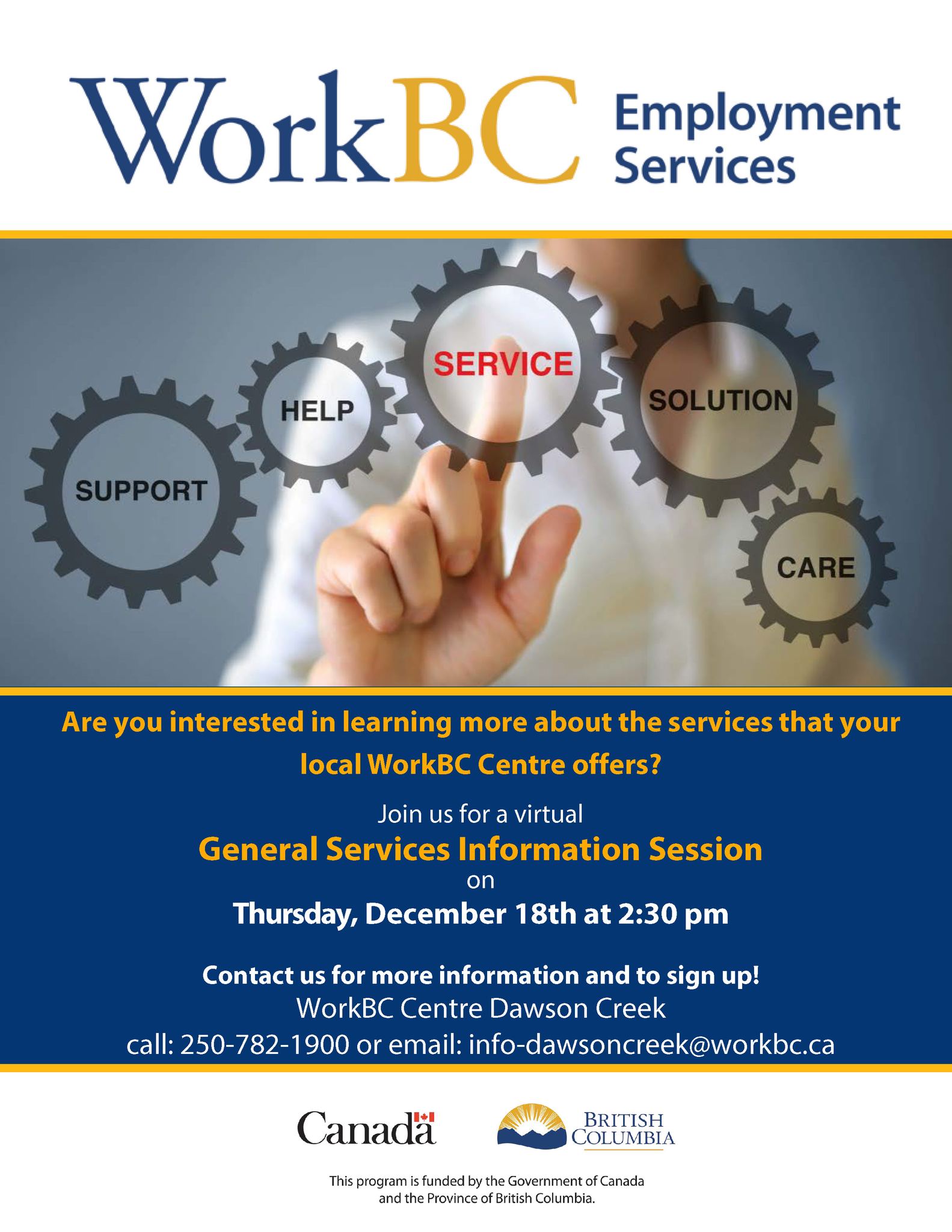 WorkBC Dawson Creek - Labour Day Closure Notice Please be advised that ...