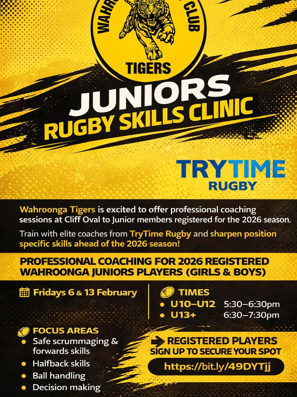 Our 2026 season calendar is... - Wahroonga Tigers Rugby Club | Facebook