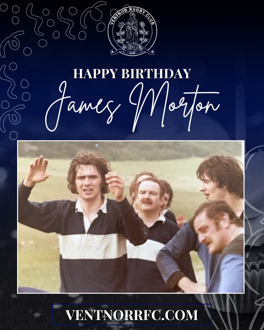 Ventnor - A very Happy Birthday to our Chairman, James Morton! 🎉💙🤍 A ...