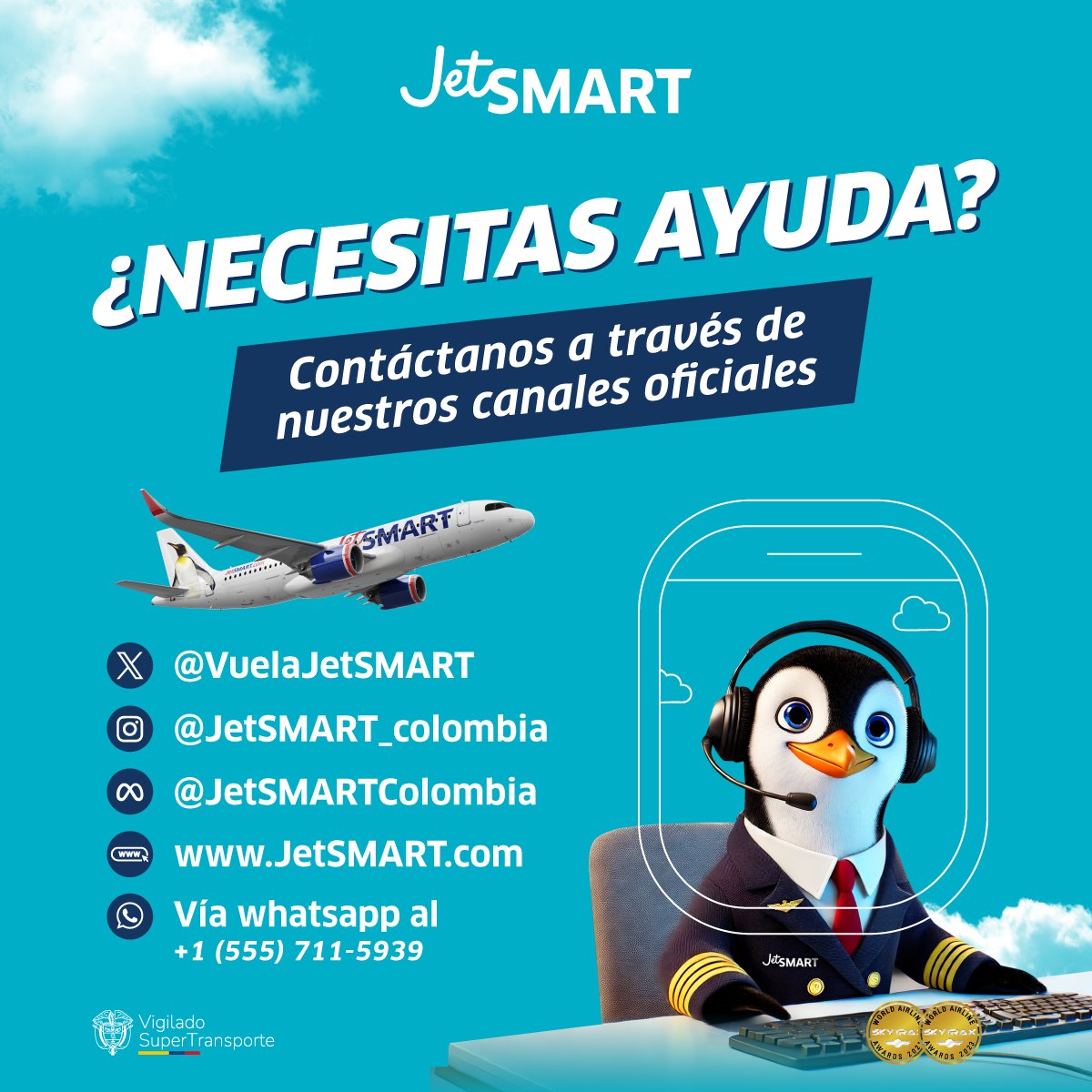 Jetsmart - 📢 Atención viajero SMART 😍 Queremos compartir contigo ...
