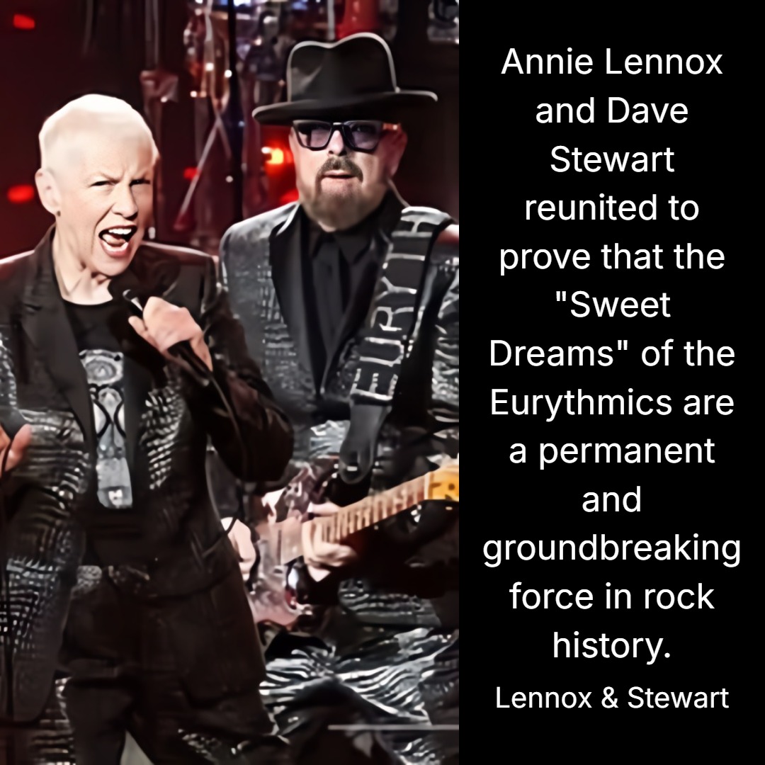 Rock And Roll - The reunion of Annie Lennox and Dave... | Facebook