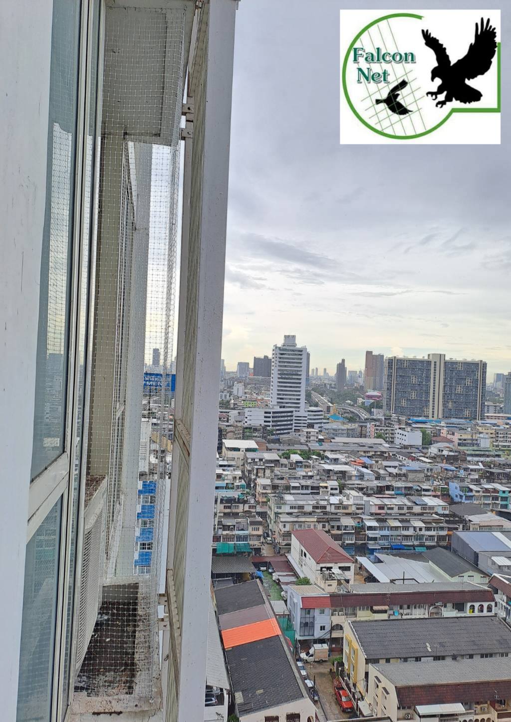 ตาข่ายกันนก Falcon Net added a... - ตาข่ายกันนก Falcon Net