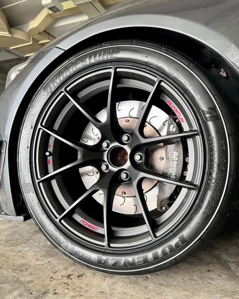 Quantum Forged - 🏁 Witnessing our rims on this track-ready...
