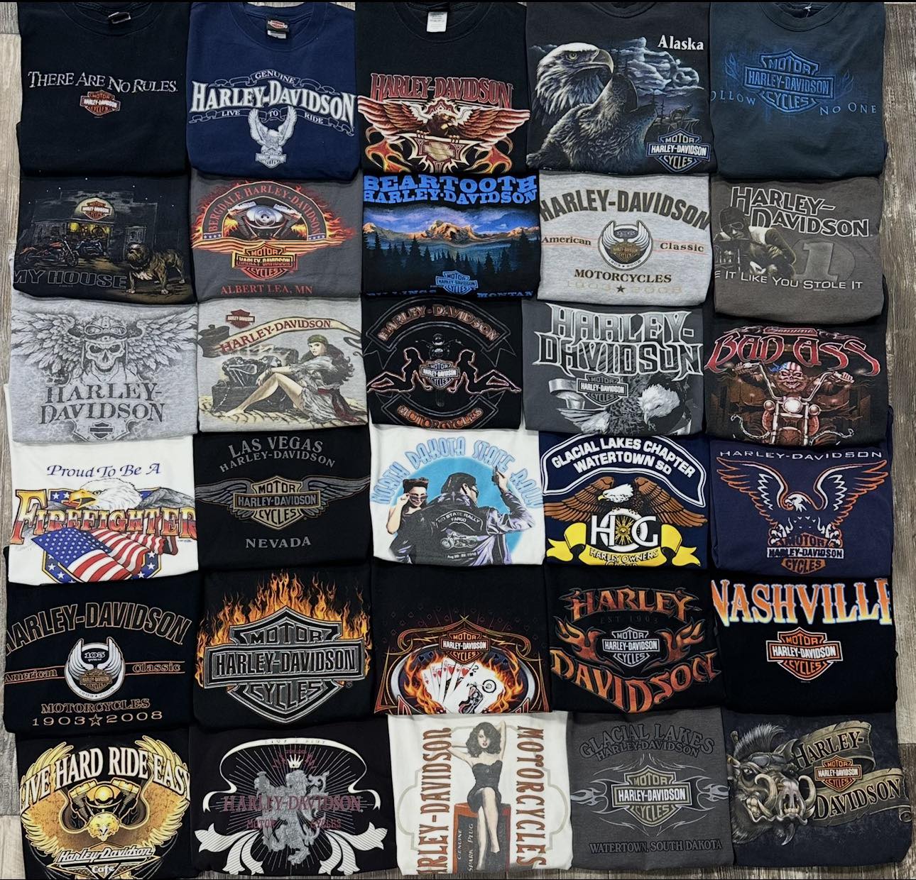 Looking for older Harley and Sturgis rally t-shirts