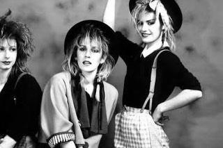 What to wear to an 80s rock party on Saturday night?