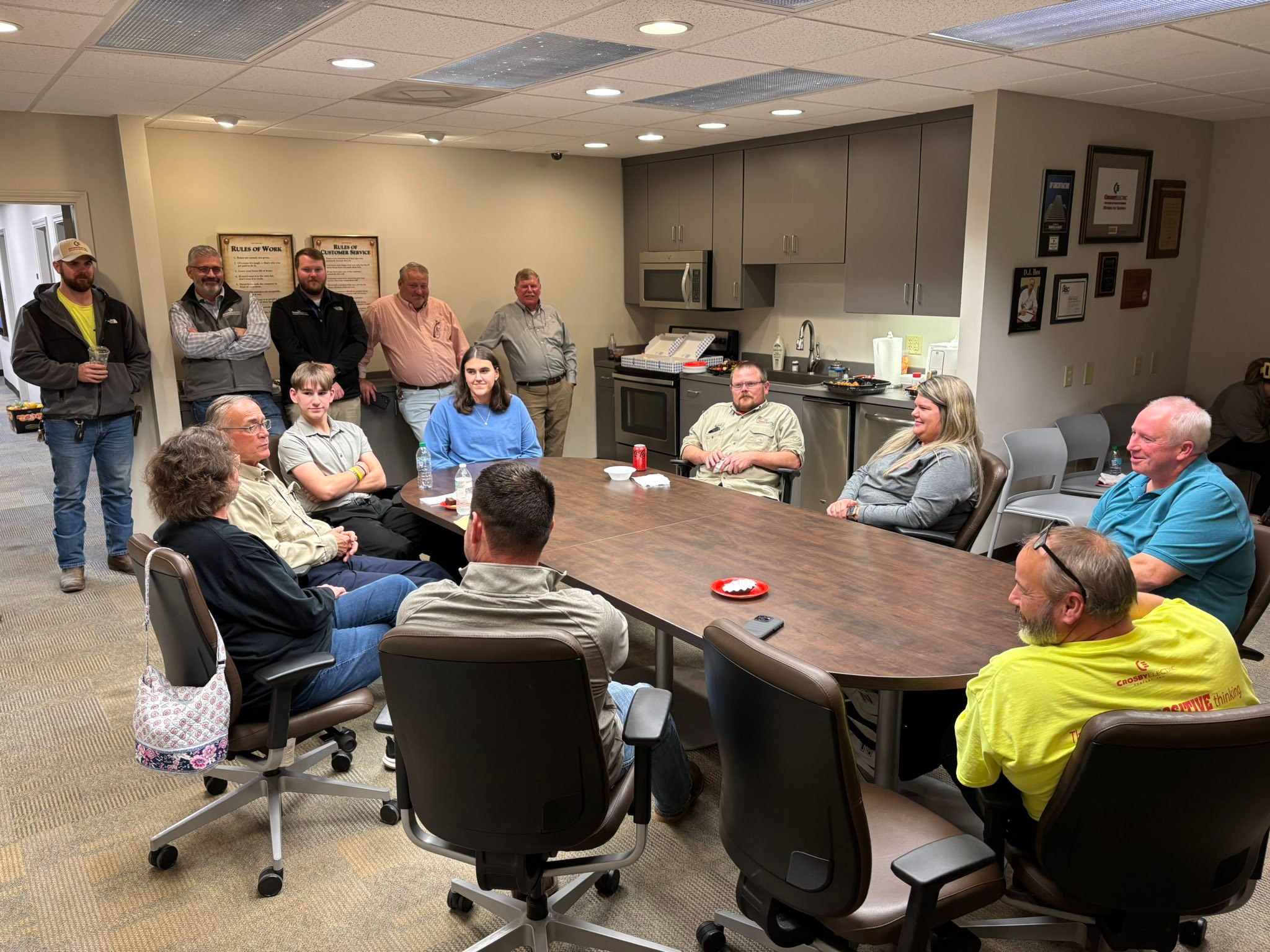 Crosby - President Blake Sayers announced some exciting organizational ...