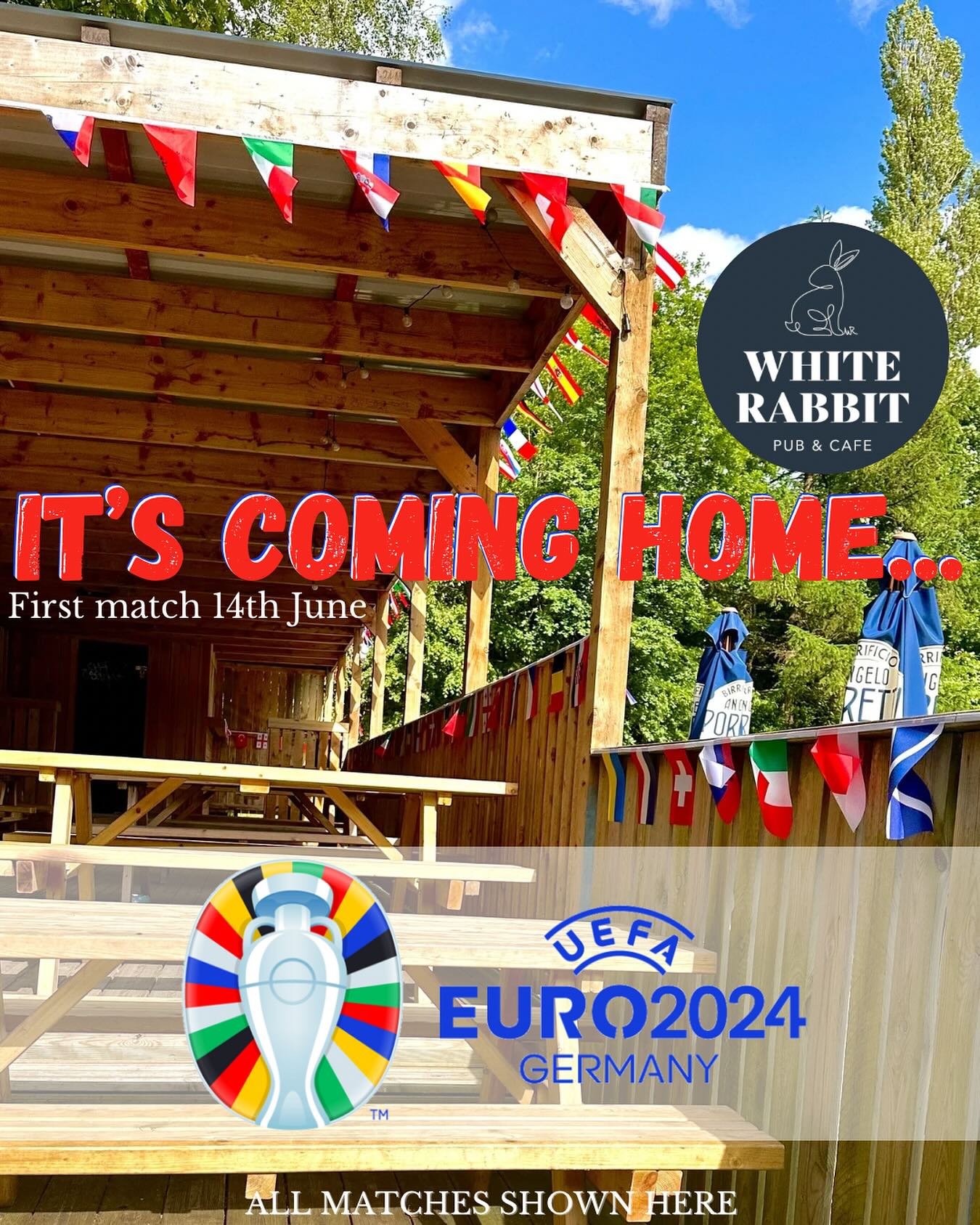 White Rabbit - ⚽️IT’S COMING HOME⚽️ We’re getting ready...