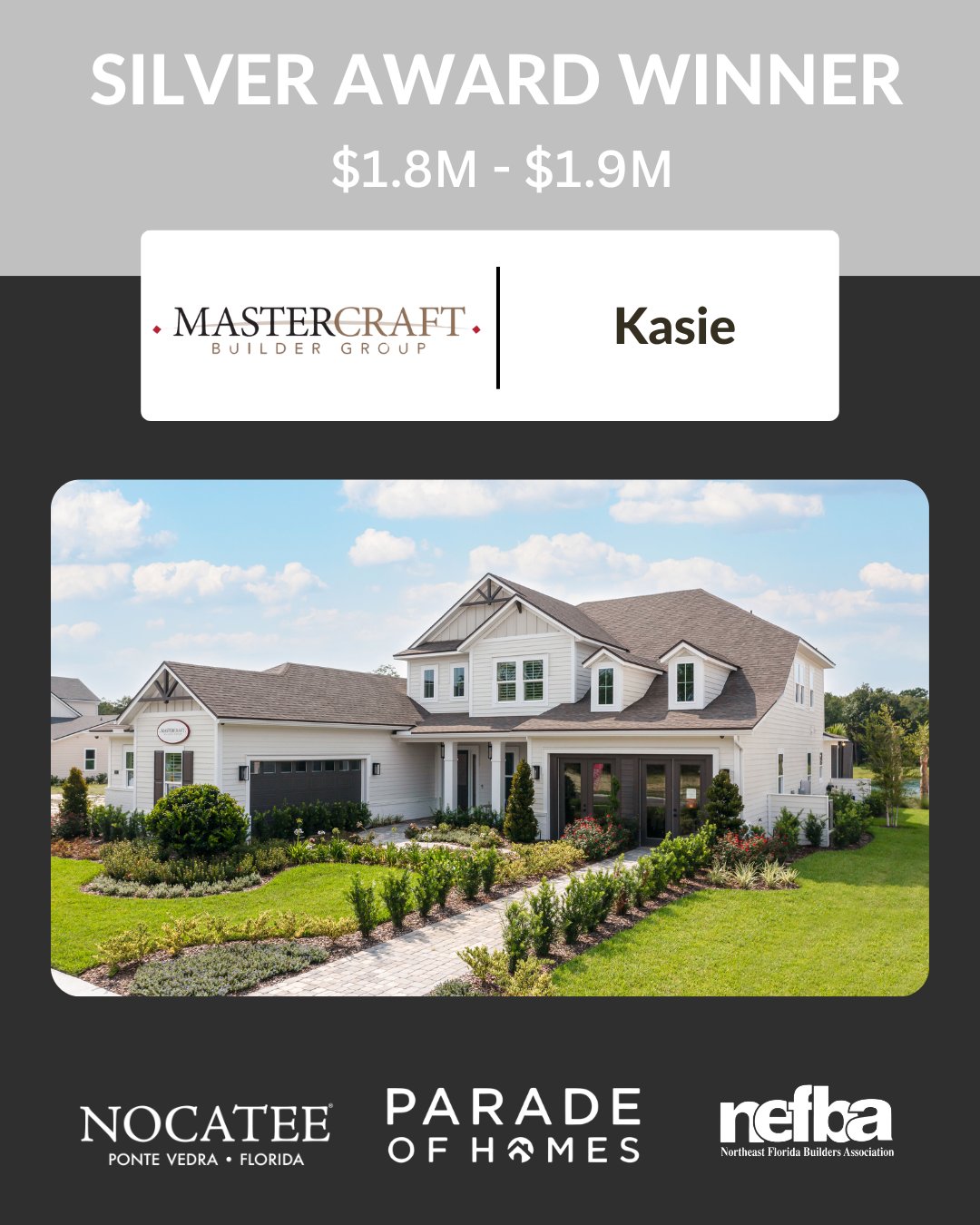 Our Silver Award Winner for the 1.8M... - Parade of Homes Jax | Facebook