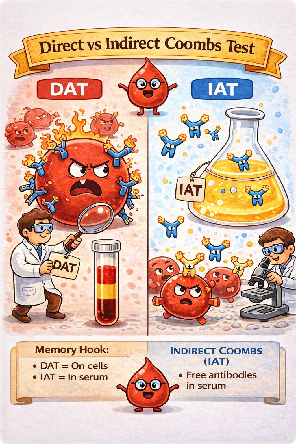Direct vs Indirect... - Medical Laboratory Scientist - MLS | Facebook