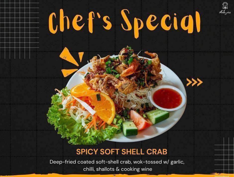 Sticky - 🦀 Spicy Soft Shell Crab – Crispy, Garlicky Perfection! 🌶️🧄 Our ...
