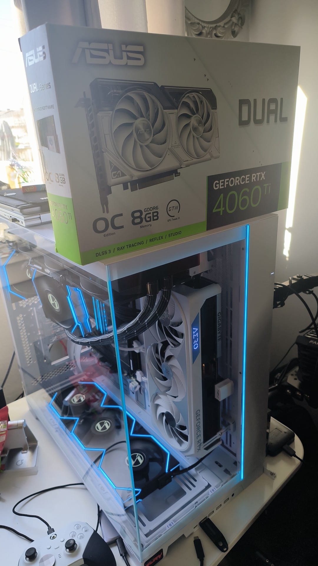 Modding 3080ti with 4090 rog cooler improves temperatures