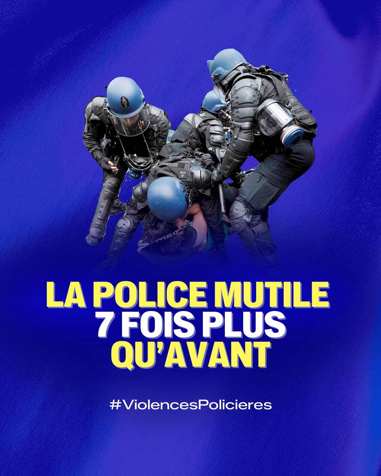 Thomas Portes - La police mutile 7 fois plus en 2023 que... | Facebook