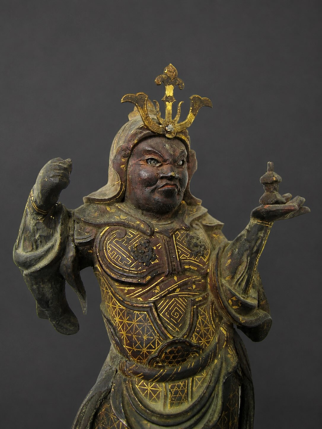 京仏商谷口 - #跋陀婆羅菩薩 #ばったばらぼさつ 尾州檜 立像5寸 禅宗