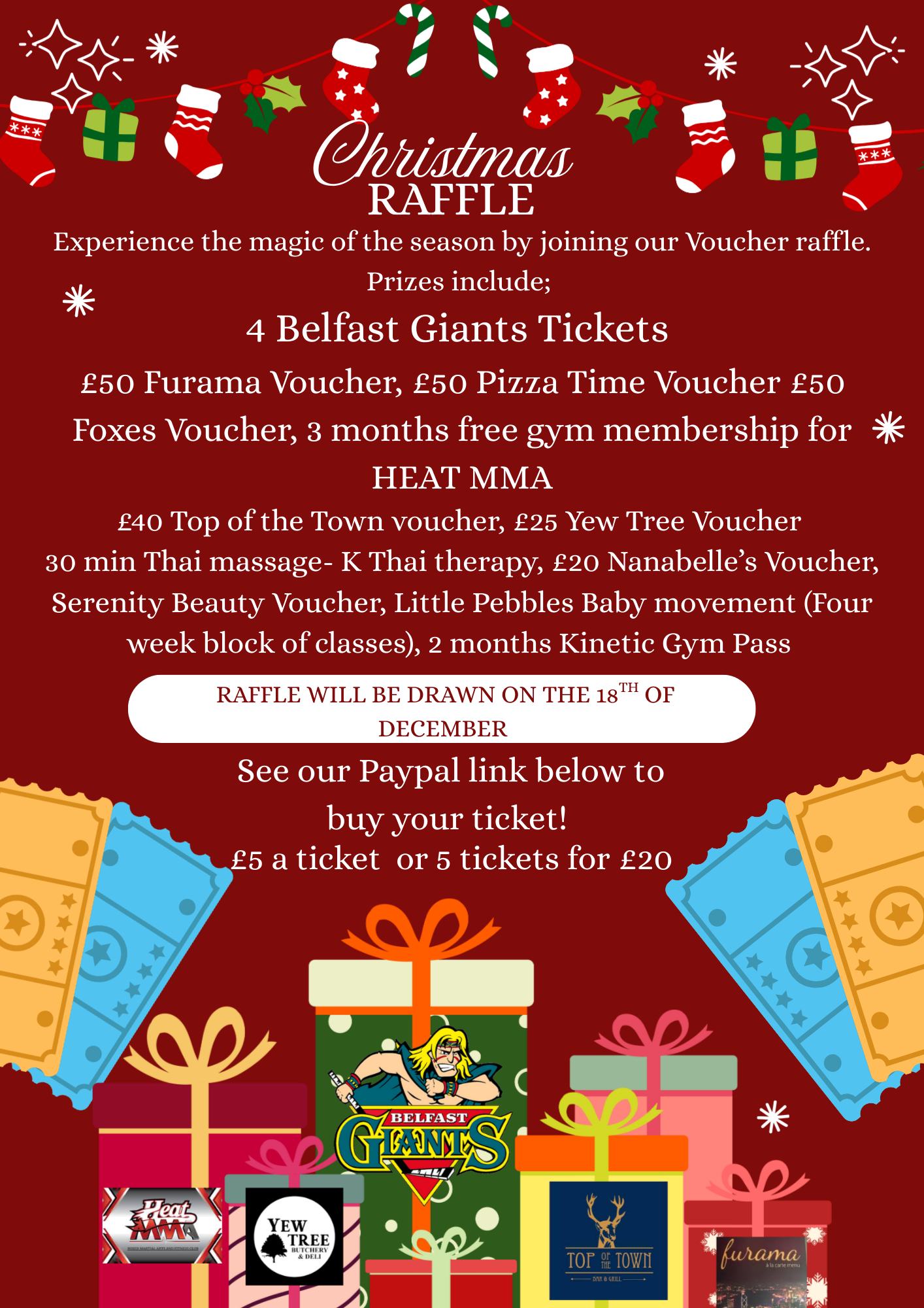 Riverside - 💙💚 We are delighted to be holding a Christmas Raffle this ...