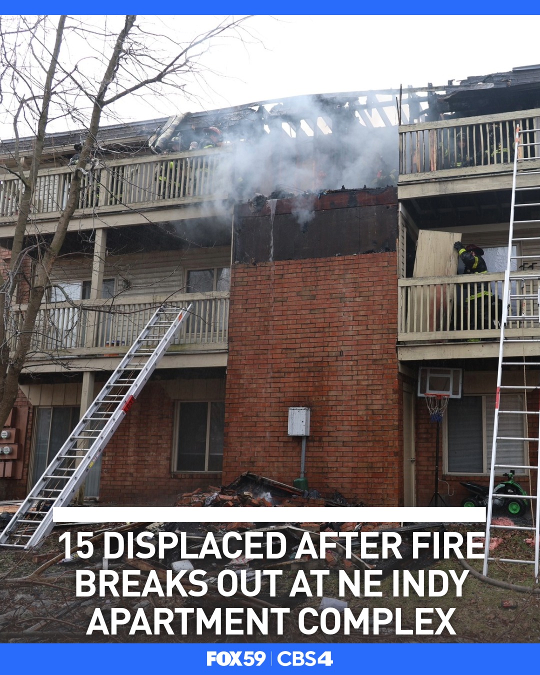 FOX59 - Fifteen people were displaced after a fire broke out at an ...