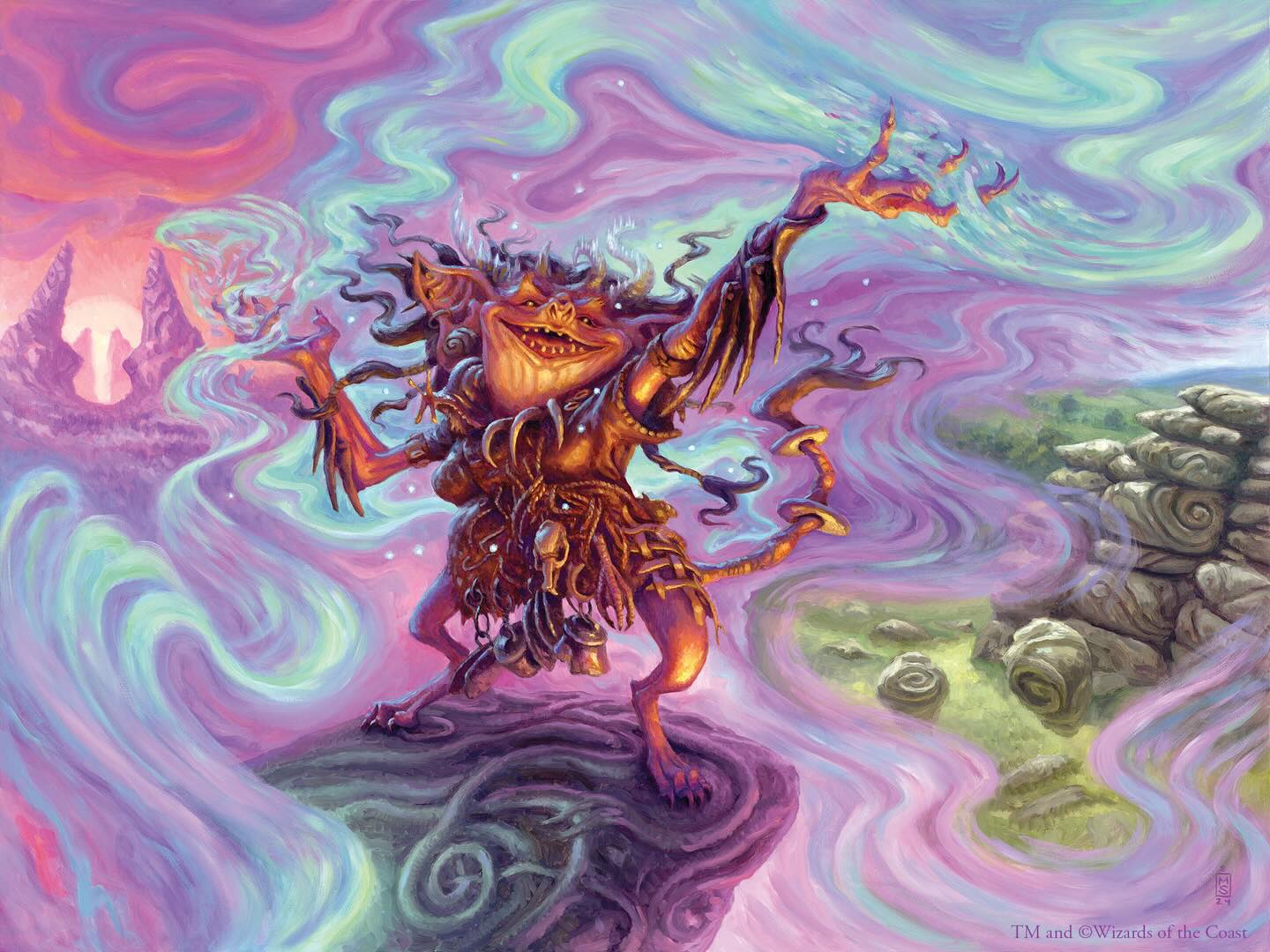 Jeff Miracola's Magic the Gathering art for Lorwyn Eclipsed set