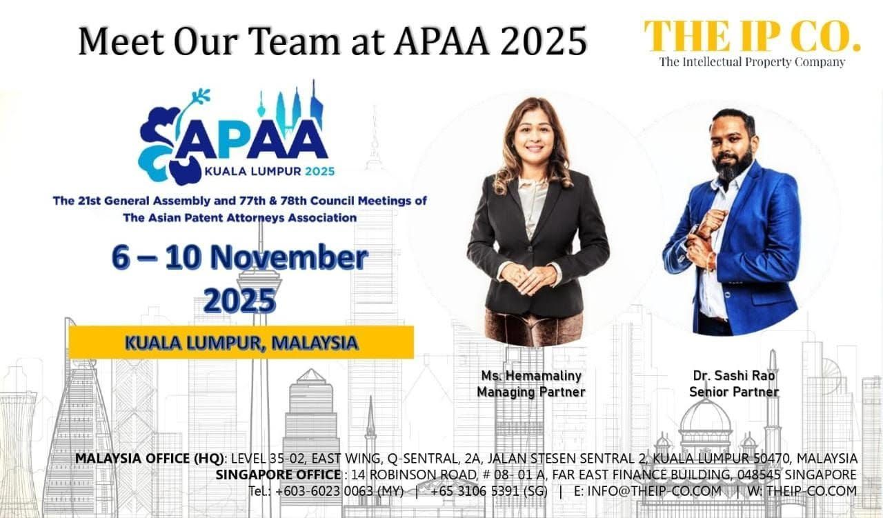 The IP - Meet THE IP CO. Team at APAA 2025 We are delighted to announce ...