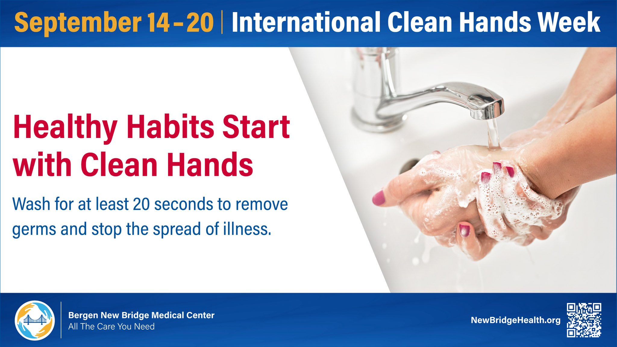 Bergen - International Clean Hands Week Healthy Habits Start with Clean ...