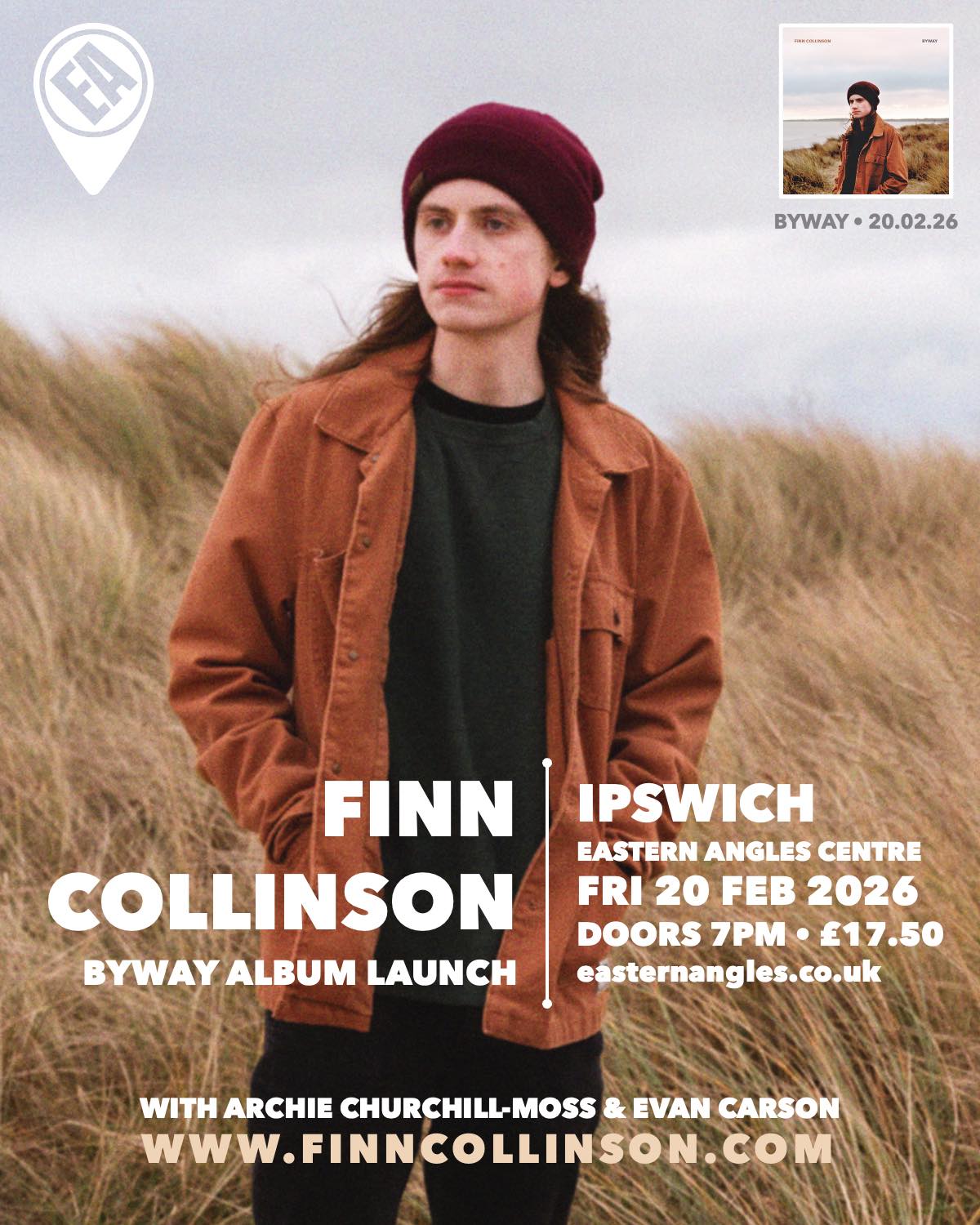 Finn - 🎶 BYWAY LAUNCH GIG! 🌳 My new album is released in exactly a ...