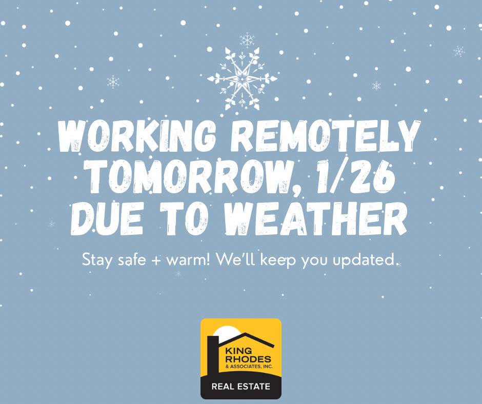 King-Rhodes - We are happy to serve you remotely tomorrow, Monday ...