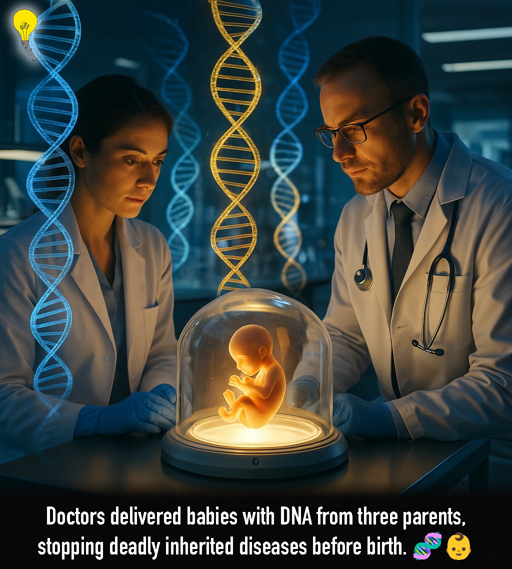5 Unknown Facts - 🧬👶 Doctors Deliver Babies With DNA From... | Facebook