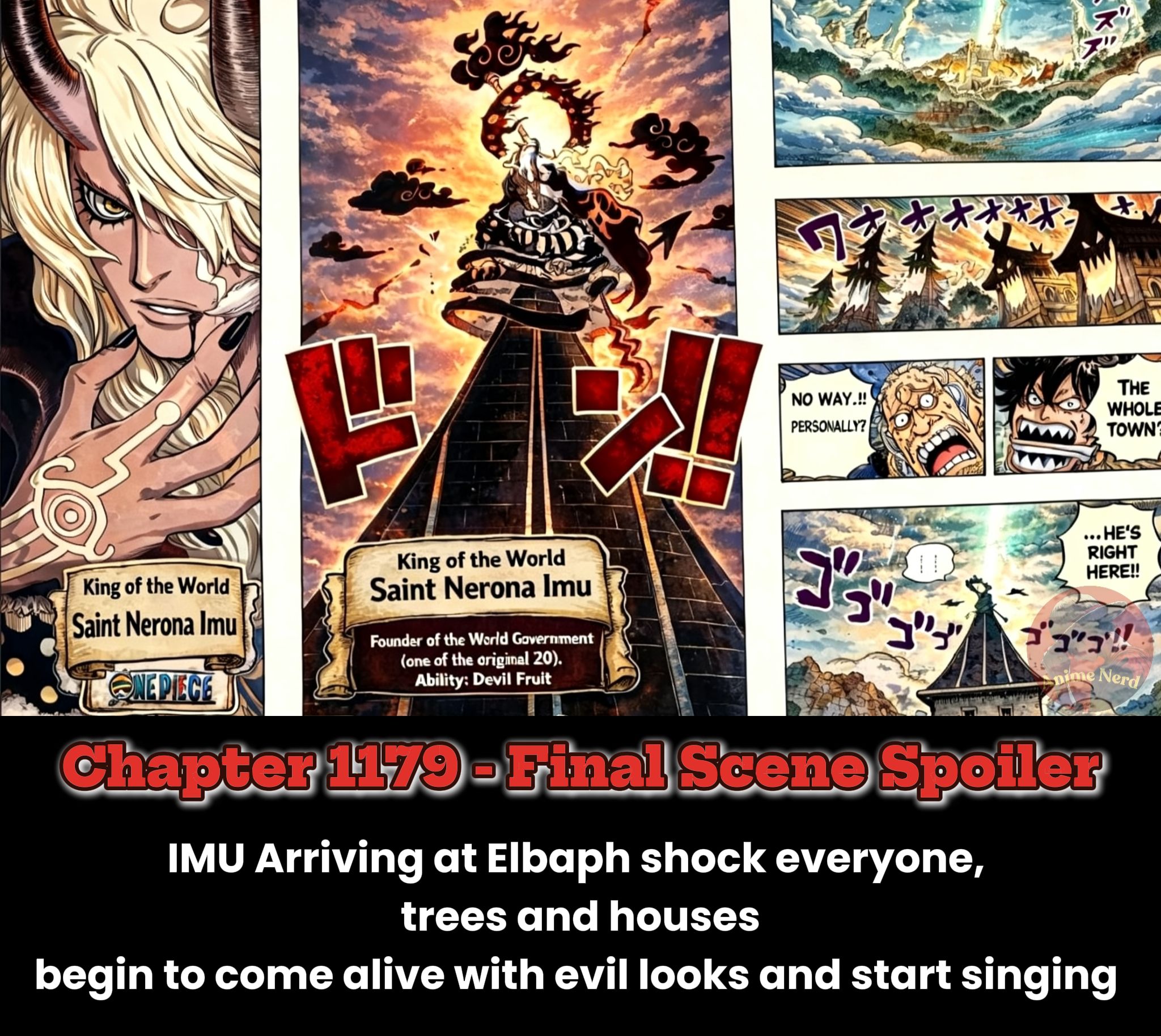 ⚠️ ONE PIECE CHAPTER 1179 SPOILER ⚠️ IMU