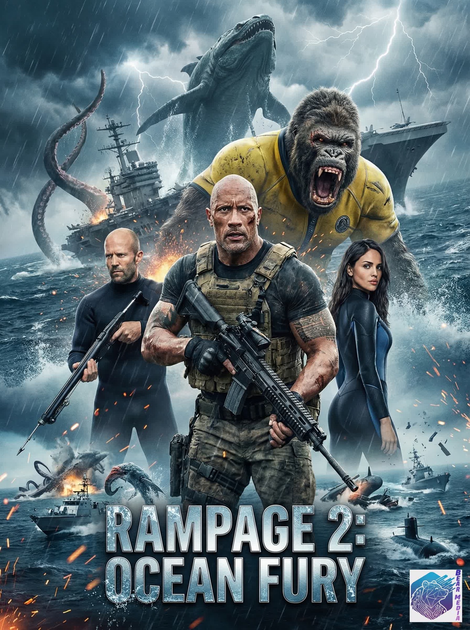Bestfilm1 - 🌊 RAMPAGE 2: OCEAN FURY (2026) – Official Trailer Reveal 🎬 ...