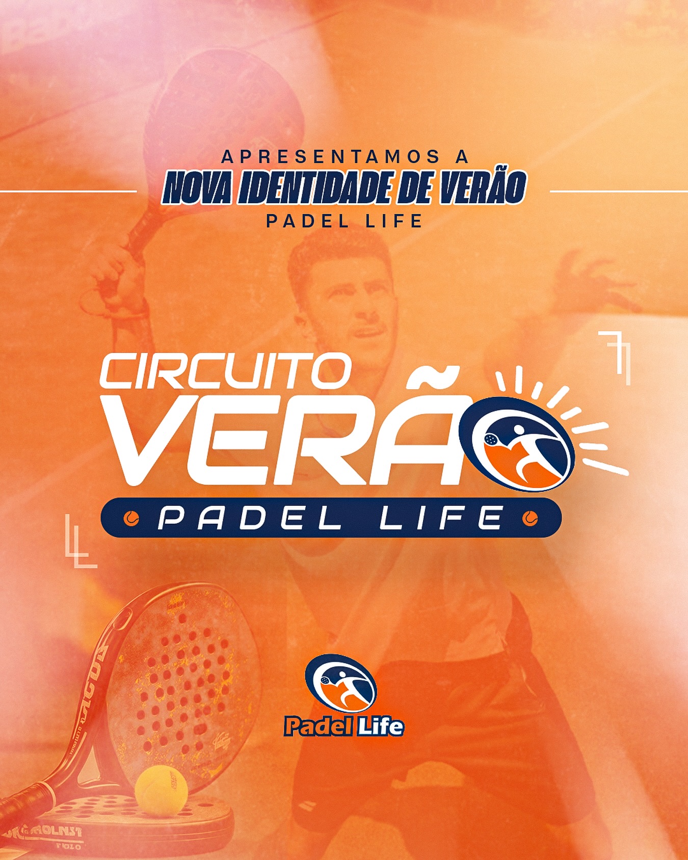 Padel - Apresentamos o novo logo do Circuito de Verão Padel Life! Uma ...