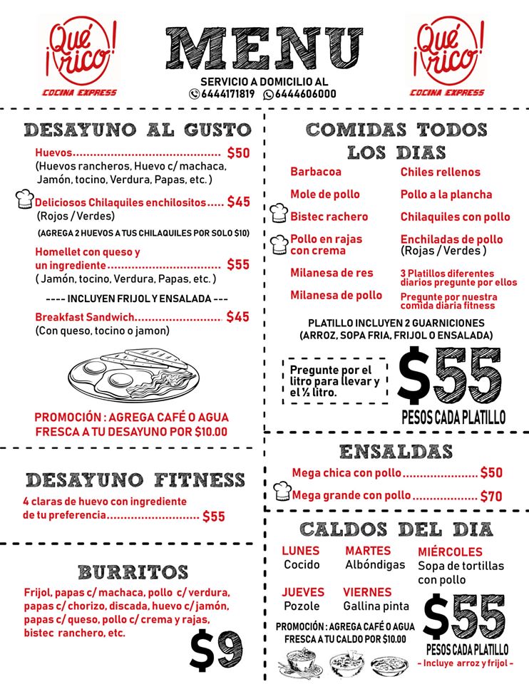 Que Rico cocina express | Ciudad Obregón