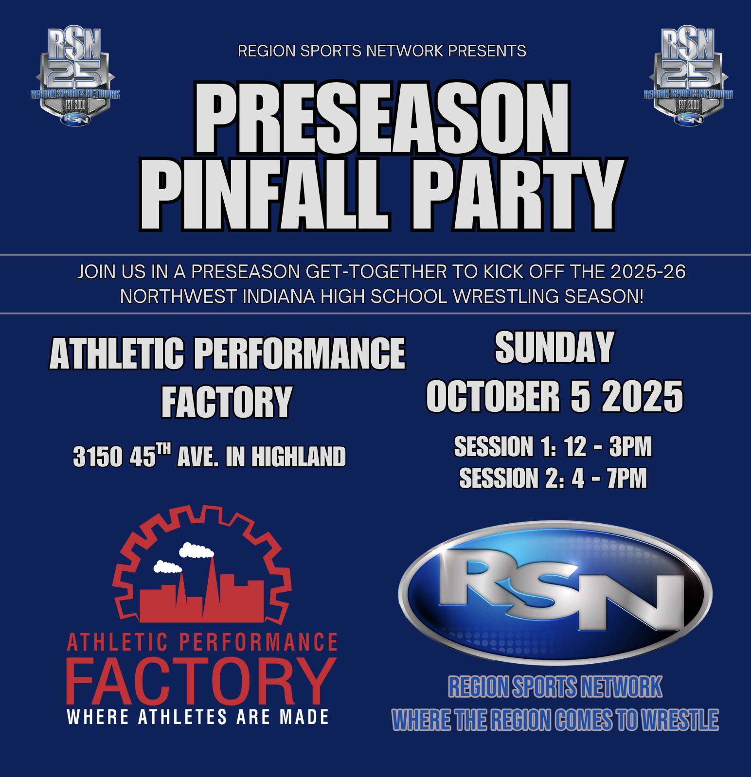 Preseason Pinfall Party