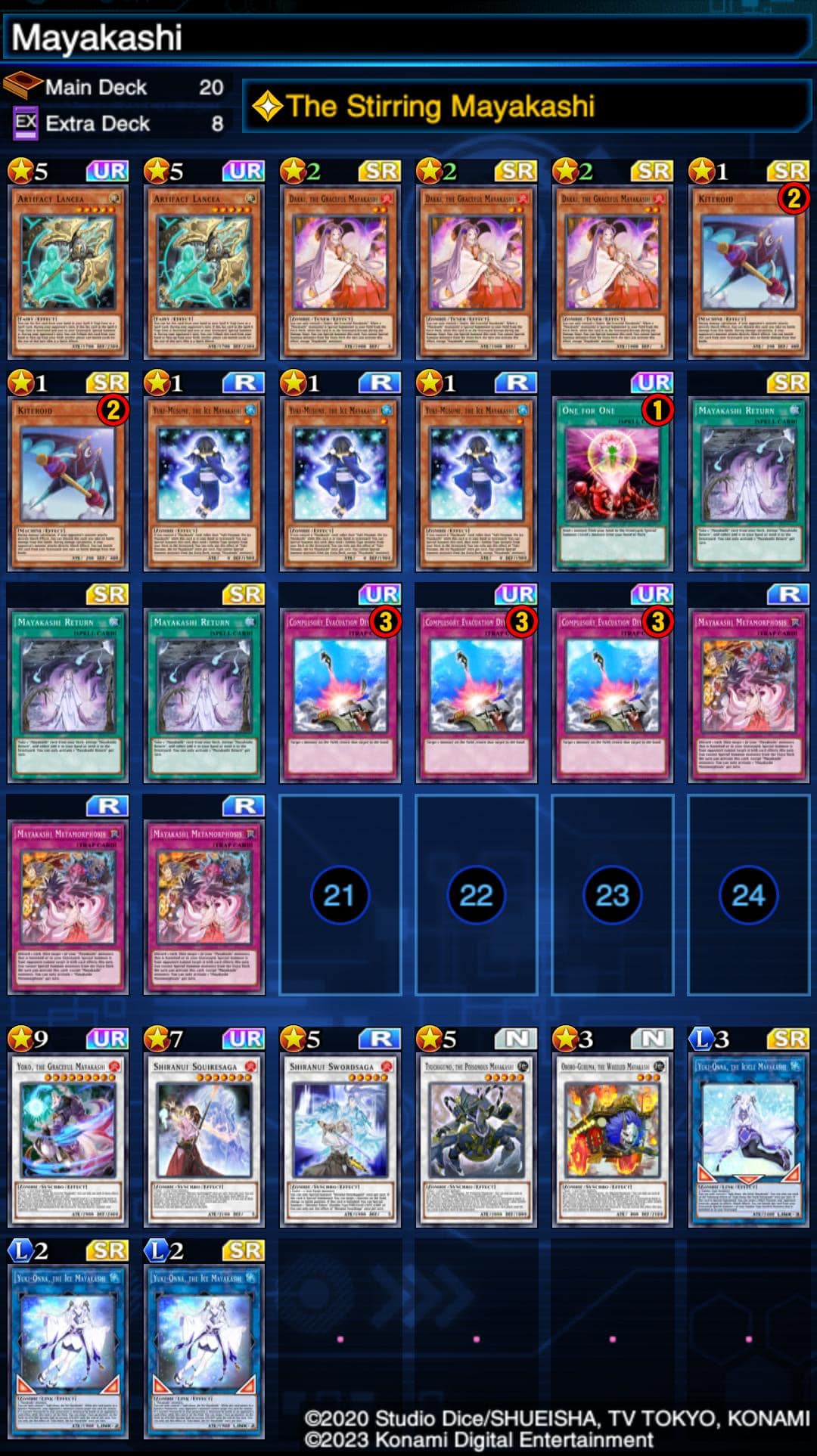 yugioh crow deck list Complete Custom for Yu-Gi-Oh! 5D's STACKED 7 meta deck account
