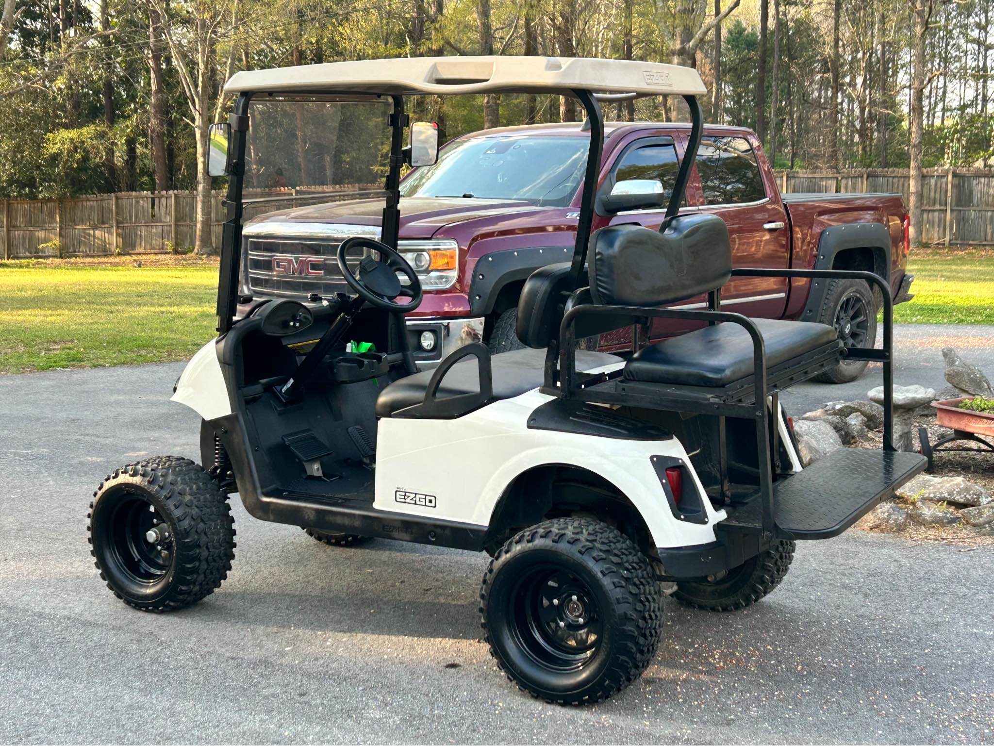 Golf cart - EZGO RXV (Gas) Trade for Cushman/EZGO hauler - Powersport ...
